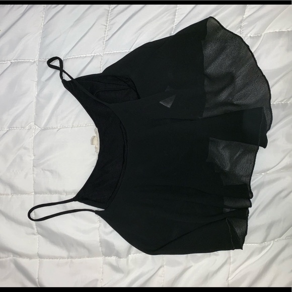 Super cropped sheer top - Picture 1 of 1